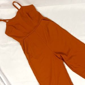 Burnt Orange Jumpsuit